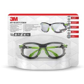 3M Schutzbrille mit Antibeschlag-Beschichtung Solus 1000, schwarz/grün, 1 Stück