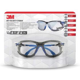 3M Schutzbrille mit Antibeschlag-Beschichtung Solus 1000 schwarz/blau ,1 Stück