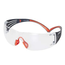 3M Schutzbrille SecureFit 400 rot/grau, 1 Stück