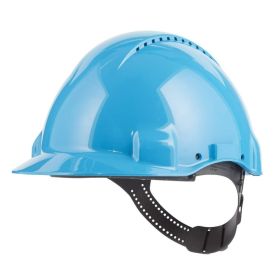 3M Schutzhelm G3000, 1 Stück, für Baugewerbe und Landwirtschaft, Farbe blau