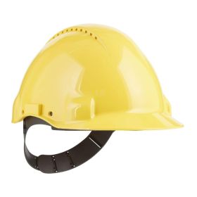 3M Schutzhelm G3000, 1 Stück, für Baugewerbe und Landwirtschaft, Farbe gelb