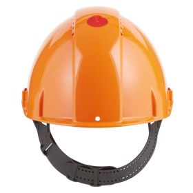 3M Schutzhelm G3000, 1 Stück, für Baugewerbe und Landwirtschaft, Farbe orange