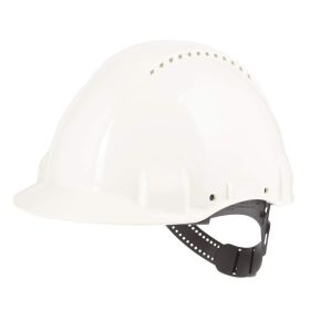 3M Schutzhelm G3000, 1 Stück, für Baugewerbe und Landwirtschaft, Farbe weiss