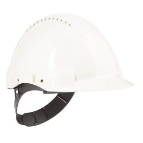 3M Schutzhelm G3000, 1 Stück, für Baugewerbe und Landwirtschaft, Farbe weiss