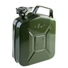 Metallkanister für Öl, Diesel oder Benzin, 5 Liter, 250 x 90 x 280 mm