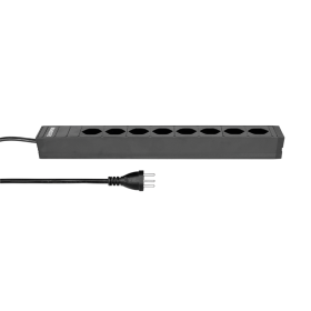 Steffen Multiprise ALU MODULAR PDU, 8 x T23, 16 A, IP20, câble de 3 m, différentes couleurs
