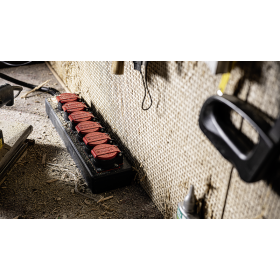 Steffen Steckdosenleiste PROFESSIONAL, T25 Steckdosen, 16 A, GdV 5 x 2.5mm², IP55, schwarz/rot, diverse Ausführungen