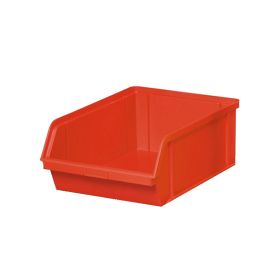 Sichtlagerkasten rot - 40 kg Tragkraft - 400 x 300 x 162 mm