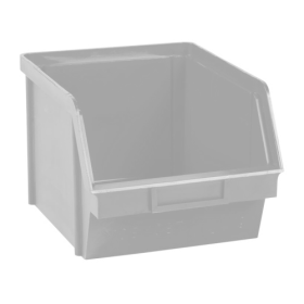 Sichtlagerkasten grau - 10 kg Tragkraft - 200 x 150 x 122 mm