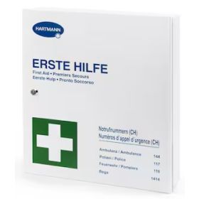 Erste Hilfe Verbandschrank Hartmann 1, LxBxT 400 x 120 x 450 mm, gefüllt, weiss