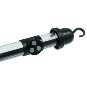 Steffen LED Akku-Handlampe 3.5 W, 200 lm, 6500K, IP20, schwarz/transparent