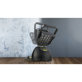 Steffen Akku-Arbeitsleuchte LED 16 W, 1300 lm, 4000K, IP65, 3-stufig, schwarz
