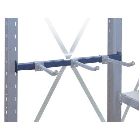 Accessoire Rail de support pour bras tubulaires pour rayonnages cantilever LIGHT & MEDIUM