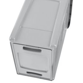 Abfallbehälter Slim Jim Untertisch, grau, Inhalt 87 Liter, 560 x 400 x 762 mm