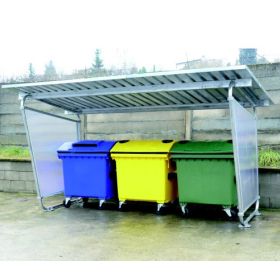 Überdachung für Velos / Mülltonnen, 2480 x 4600 mm