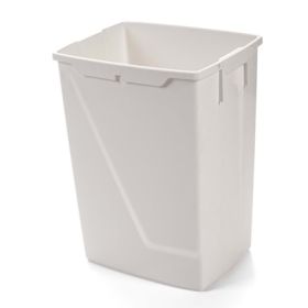 Offener Abfalleimer aus Kunststoff 50 Liter, ideal für Haushalt und Büro, 385 x 300 x 500 mm