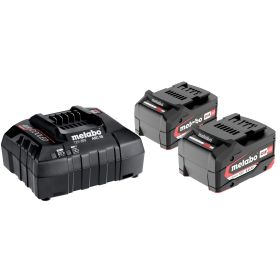 Metabo Set de base 18 V Li-Ion 4.0 Ah, 2 x batteries et chargeur ASC 55