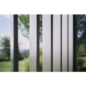 Biohort Lamellenseitenwand, dunkelgrau-metallic für 3-m-Seite