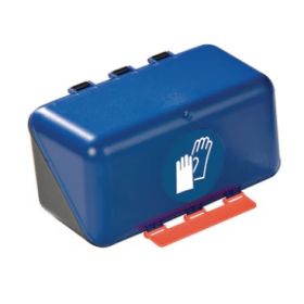Aufbewahrungsbox für Handschuhe, B236xT120xH120 mm, blau