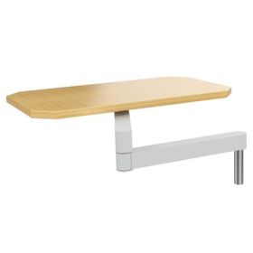 Schwenkarm mit Auflageplatte, BxT 600 x 350 mm