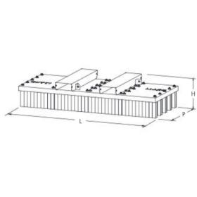 Industriebesen Modell Universal STEEL BROOM, Compact, LXBXH 2000 x 500 x 370 mm