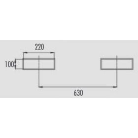 Industriebesen Modell Universal STEEL BROOM, Large, LXBXH 2500 x 800 x 380 mm
