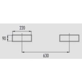 Industriebesen Modell Universal STEEL BROOM, Compact, LXBXH 2000 x 500 x 370 mm