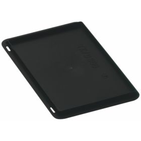 Schulte Auflagedeckel für Euro-Stapelkästen, schwarz, aus Kunststoff, (BxT) 400 x 600 mm