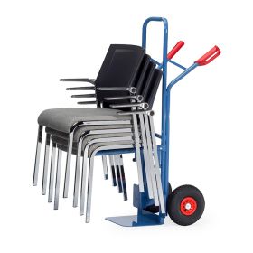 Fetra Diable pour chaises pour transporter des chaises empilées, capacité totale de 300 kg