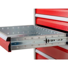 Armoire à tiroirs, profondeur 500 mm, R 18-16, nombre de tiroirs 4 (2x100, 2x150 mm)