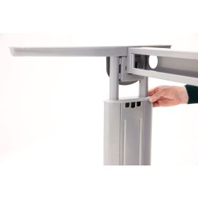 Table de bureau Glarus, réglable en hauteur mécaniquement, en divers modèles