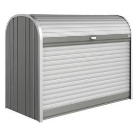 Biohort StoreMax Mülltonnenbox / Geräteschrank 160, quarzgrau-metallic, 1630 x 780 x 1200 mm, 1200 l