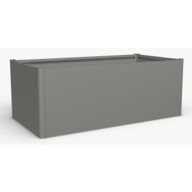 biohort HochBeet, quarzgrau metallic, Gr. 1,5 x 0,5: 1520 x 530 x 770 mm