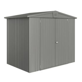 biohort Gerätehaus Europa, quarzgrau-metallic, Gr. 2: 1720 x 1560 x 1960 mm