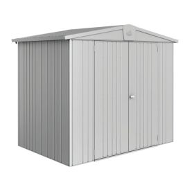 biohort Gerätehaus Europa, silber-metallic, Gr. 2: 1720 x 1560 x 1960 mm