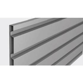 Biohort HochBeet X-Design, Gr. 2 x 0,5, dunkelgrau-metallic, 2010 x 530 x 770 mm, 685 Liter