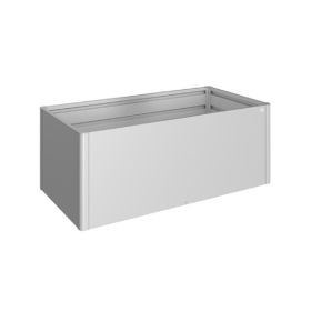 biohort HochBeet, silber metallic, Gr. 1,5 x 1: 1520 x 1020 x 770 mm