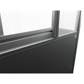 Biohort Gewächshaus Florentina Gr. 2x0,5 Maxi, dunkelgrau-metallic, 2016 x 547 x 2134 mm