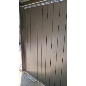 Biohort Lamellenseitenwand, dunkelgrau-metallic für 3-m-Seite