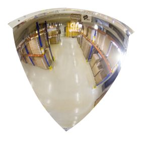 Miroir coupole 90°, distance d'observation 15 - 20 m, 520 x 340 x 290 mm