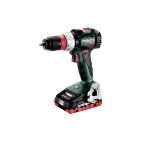 Metabo Akku-Bohrschrauber BS 18 LT BL Q, 18 V mit 2x LiHD Akkus (18 V / 4.0 Ah), Ladegerät ASC 55 und metaBOX 145