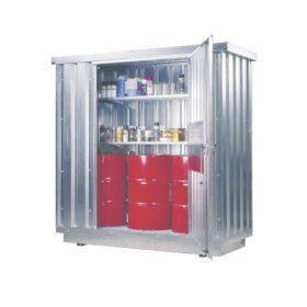 Sicherheits-Raumcontainer mit Belüftung zur Lagerung brennbarer Stoffe in diversen Ausführungen auf Anfrage