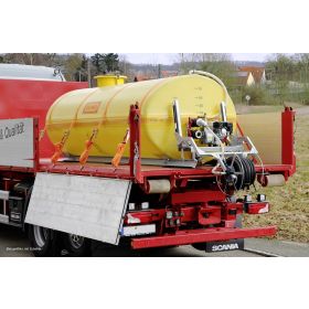 Mobiles Bewässerungssystem BWS 500, Inhalt 1500 Liter, Fass mit Pumpenkonsole ohne Pumpe