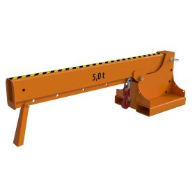 Teleskoplader TYP KTH-K, höhenverstellbar, Kurzversion, Stapler-Anbaugerät, Tragkraft 5000 kg, Farbe RAL 2000