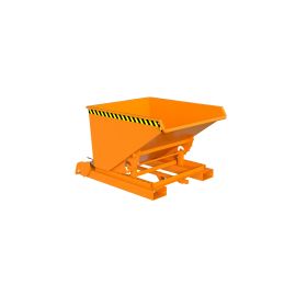 Automatischer Späne-Kippbehälter, Typ S4A 600, RAL 2000, Inhalt 0.60 m³