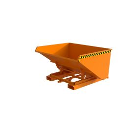 Automatischer Späne-Kippbehälter, Typ S4A 900, RAL 2000, Inhalt 0.90 m³