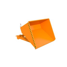 Automatischer Späne-Kippbehälter, Typ S4A 900, RAL 2000, Inhalt 0.90 m³