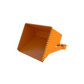 Automatischer Späne-Kippbehälter, Typ S4A 900, RAL 2000, Inhalt 0.90 m³