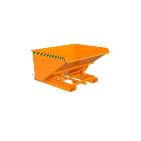 Automatischer Späne-Kippbehälter, Typ S4A 900, RAL 2000, Inhalt 0.90 m³