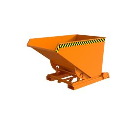 Automatischer Späne-Kippbehälter, Typ S4A 1200, RAL 2000, Inhalt 1.20 m³